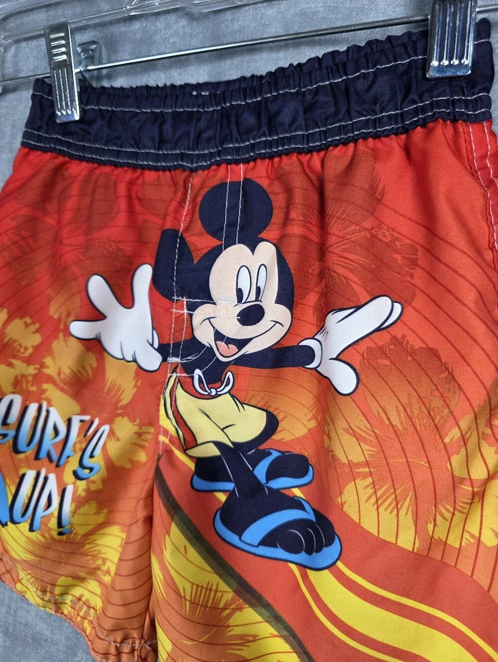 Disney Mickey Mouse Surf's Up Toddler Boys Swim Trunks Board Shorts 24M